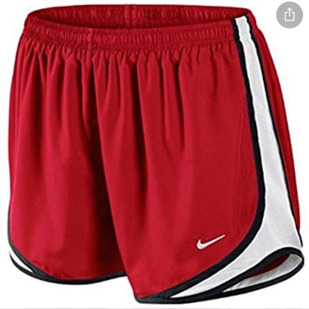Red Nike tempos